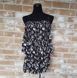 Boho Floral Bell-sleeved Blouse